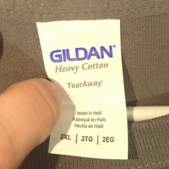 Clemson Tigers 2016 National Champions Men’s 2XL Gray Gildan Cotton Football Tee - Picture 3 of 5